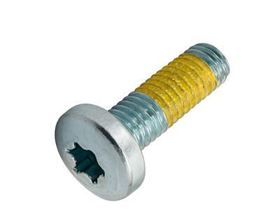 31C200MXP0Z/P876/360Y/PL 5/16-18 X 2 6 LOBE PAN M/S ZINC 360 DEG YELLOW PER LOC